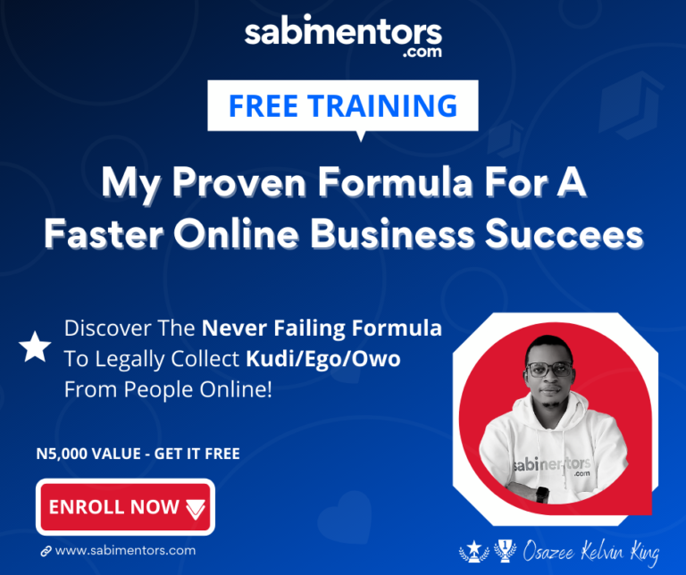 🎁FREE: My Proven Formula For Faster Online Business Success