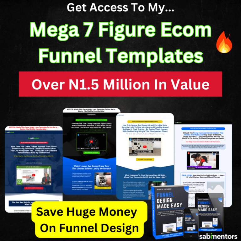 10k Offer – Mega 7 Figure Ecommerce Funnel Templates